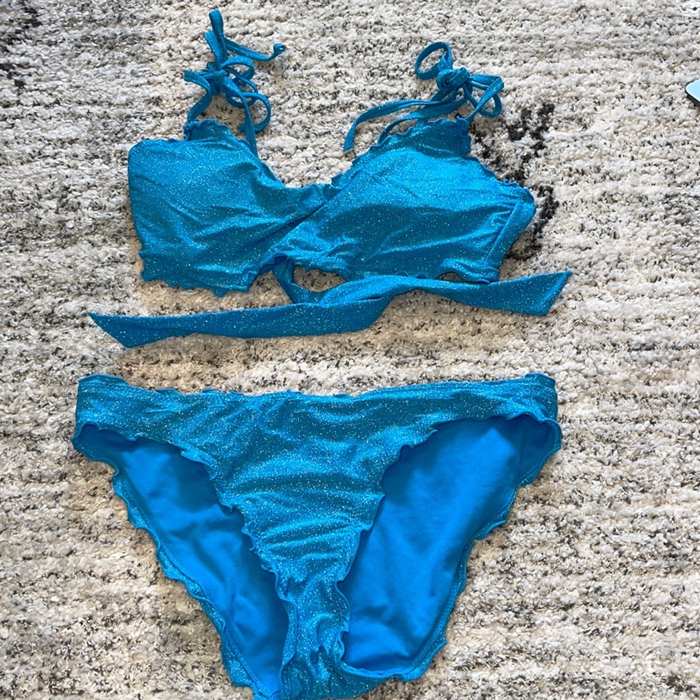 Blue Sparkle Bikini